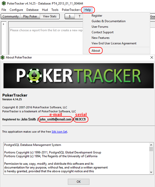 Pokertracker 4 email and serial details