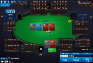 3-way HUD Twister Poker iPoker Coral