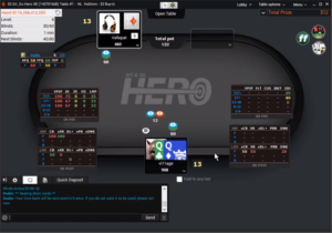 party poker Hero SE - heads up HUD