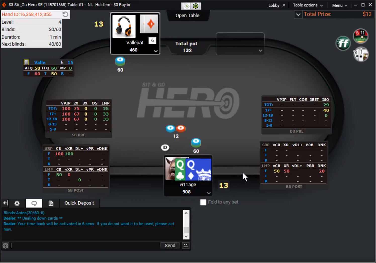 set up hud with ignition casino